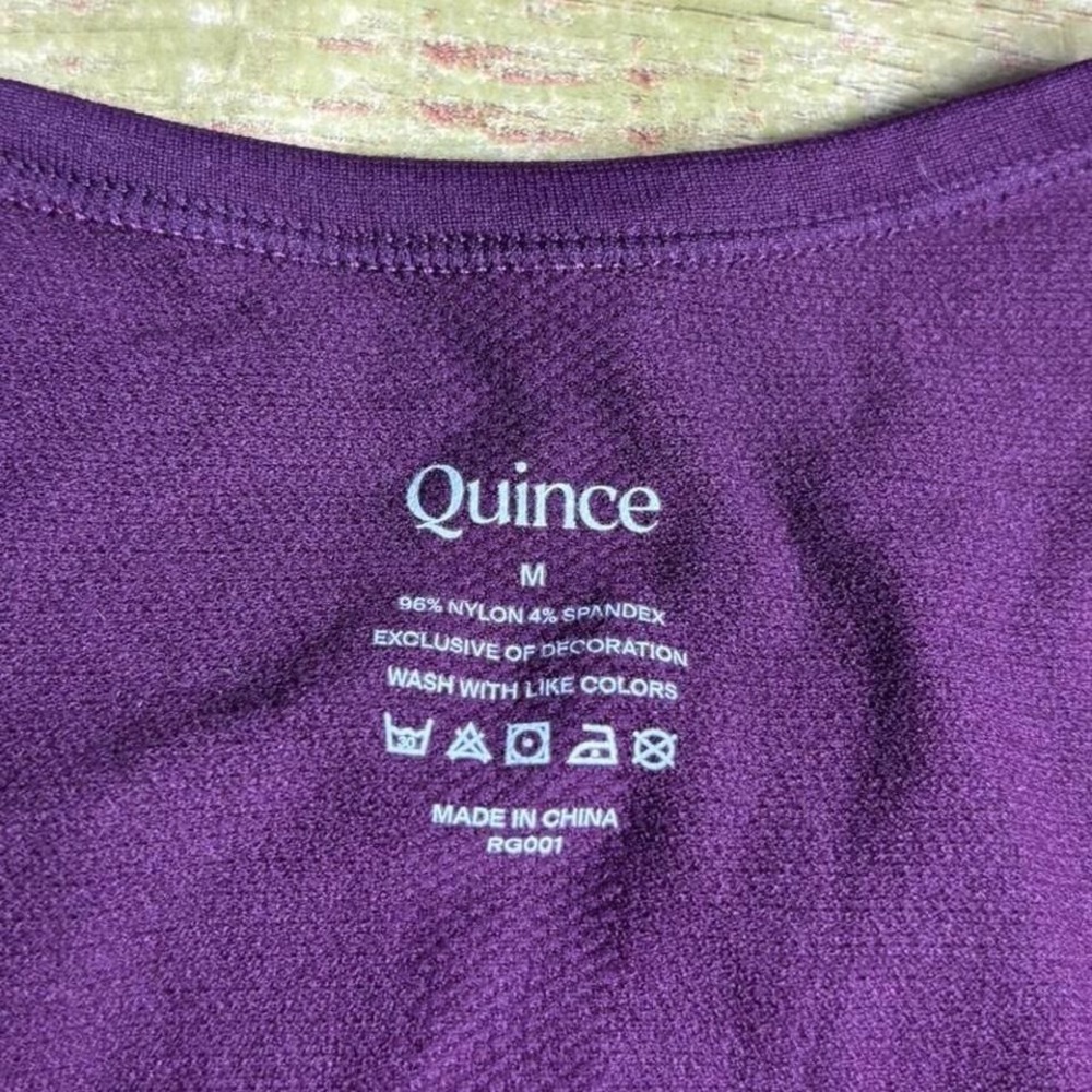 Quince Ruched Racerback Tank - Picture 3 of 4